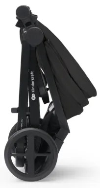 KINDERKRAFT -Kombinált babakocsi 3in1 NEWLY Klasszikus fekete  + autósülés MINK PRO