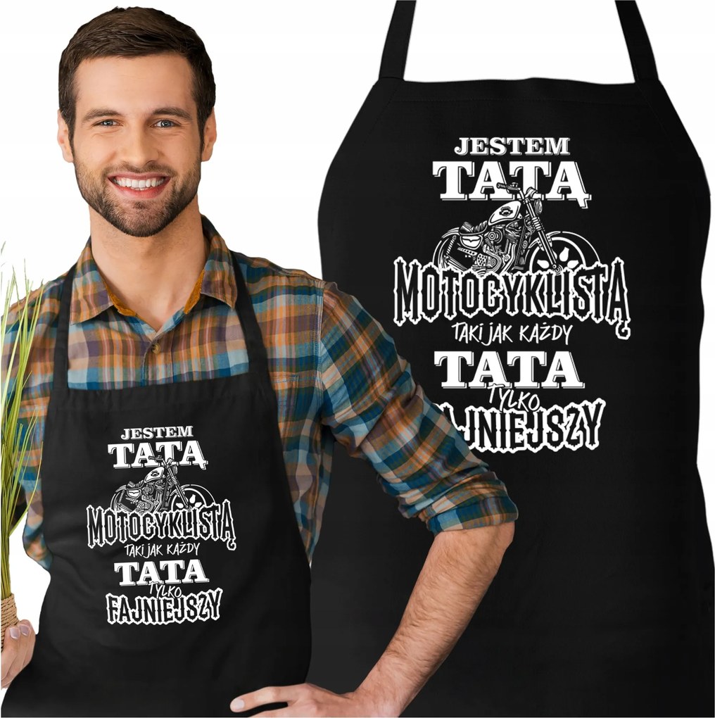 Kötény Apának Apák Napi Ajándék Apák Motoros Motor