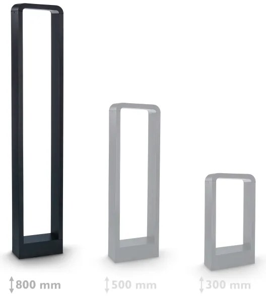 Brilagi - LED Kültéri lámpa BARI LED/7W/230V 3000/4000/6000K IP54 80 cm