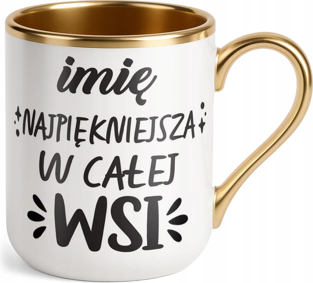 Prémium Bögre Arany Személyre szabott Nőnap Vicces Ajándék