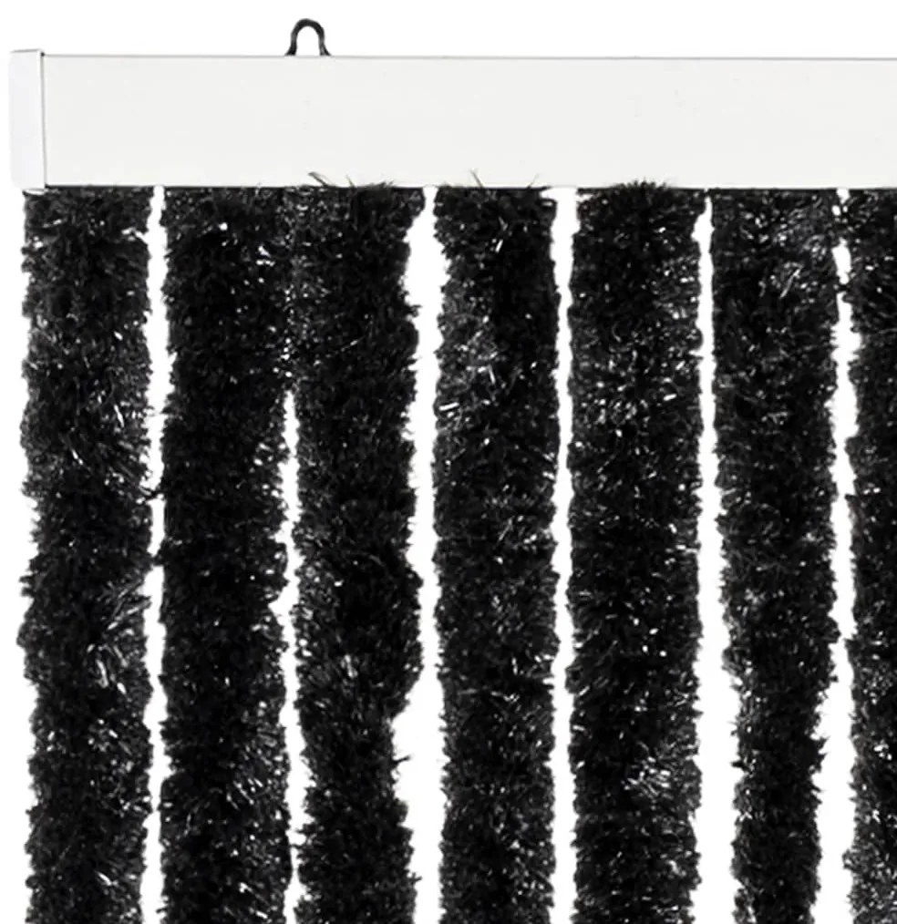 antracitszürke zsenília rovarfüggöny 100 x 200 cm