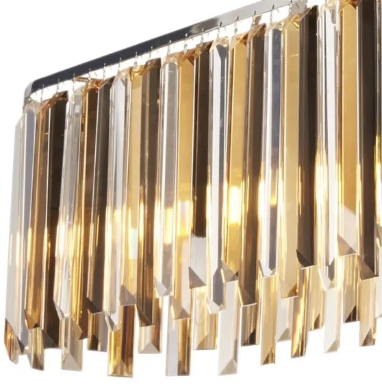 Searchlight 9838-8CC - Csillár zsinóron CLARISSA 8xE14/40W/230V