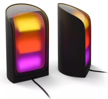 Philips - 2x Hue PLAY Wall Washer RGBW dimmelhető LED világítótest LED/20W/230V 2000–6500K fekete