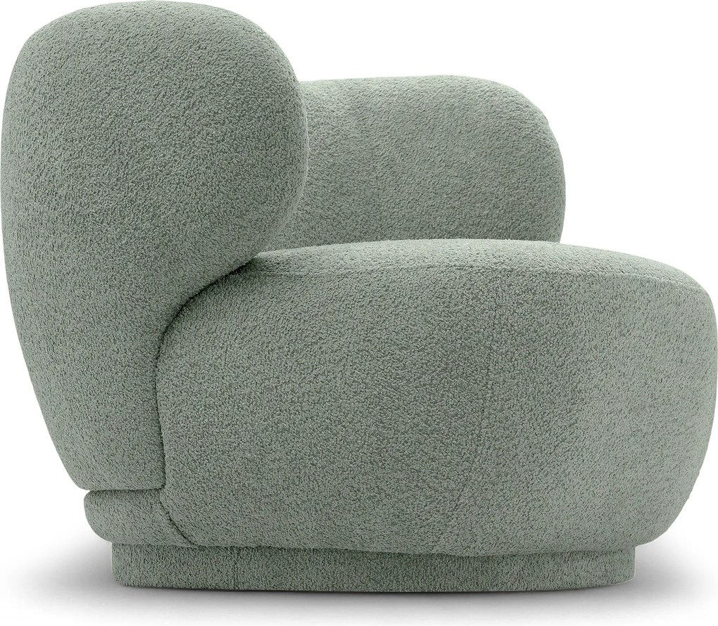 Skindi relax fotel - zöld bouclé Catch Me 13