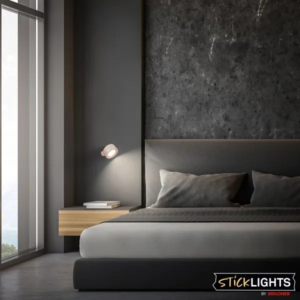 Briloner 3896011 - TARI LED fali lámpa, tölthető és dimmelhető, 1,6 W/5 V, 1500 mAh, bézs