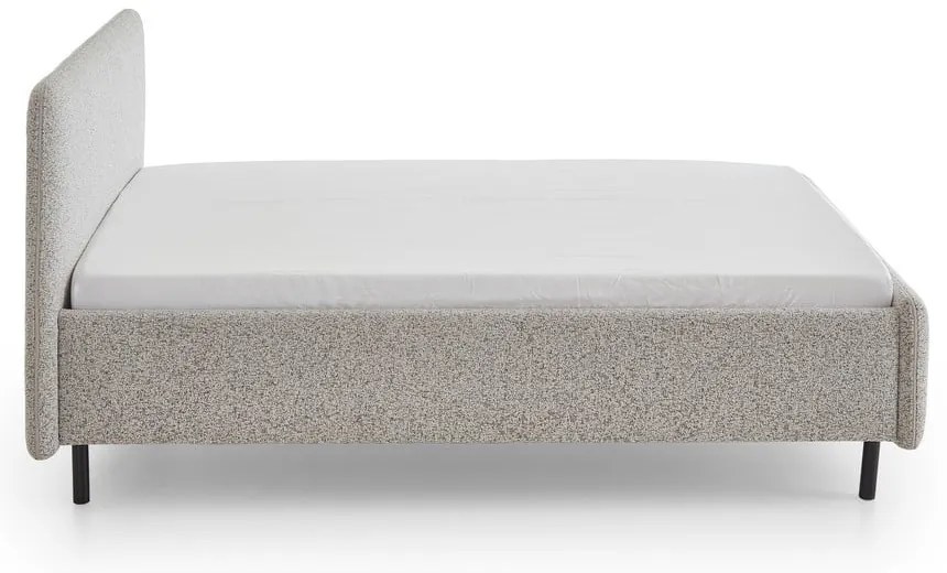 Bézs kárpitozott franciaágy ágyrács nélkül 180x200 cm Primo – Meise Möbel