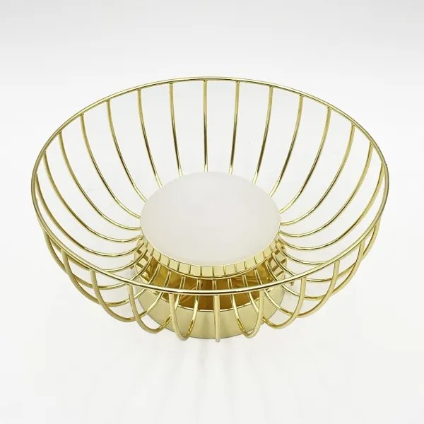 LED mennyezeti lámpa BETSY LED/12W/230V átm. 25 cm aranyszínű