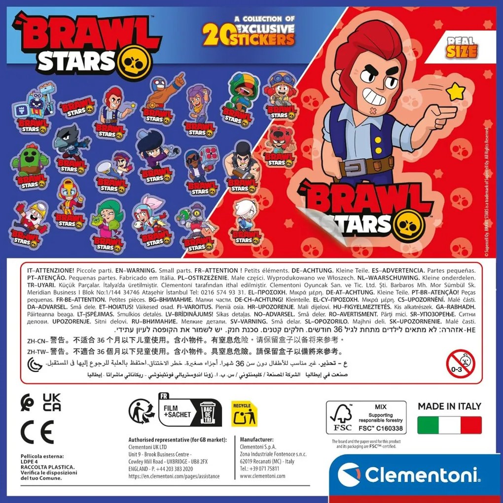 Brawl Stars Rainbow 180 db-os puzzle Clementoni