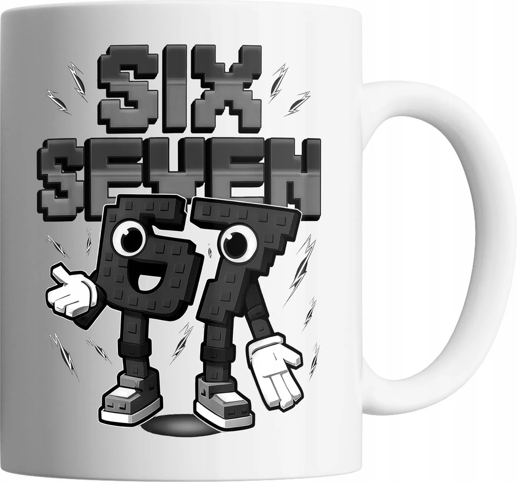 Bögre 330ml Six Seven 67 Steal A Brainrot Roblox Ajándék Név