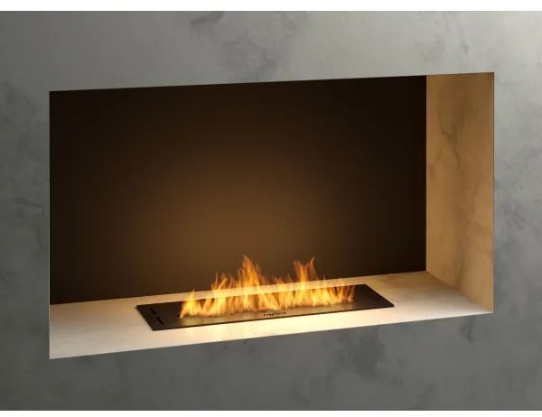 InFire - Beépített BIO kandalló 7,5x50 cm 3,5kW fekete