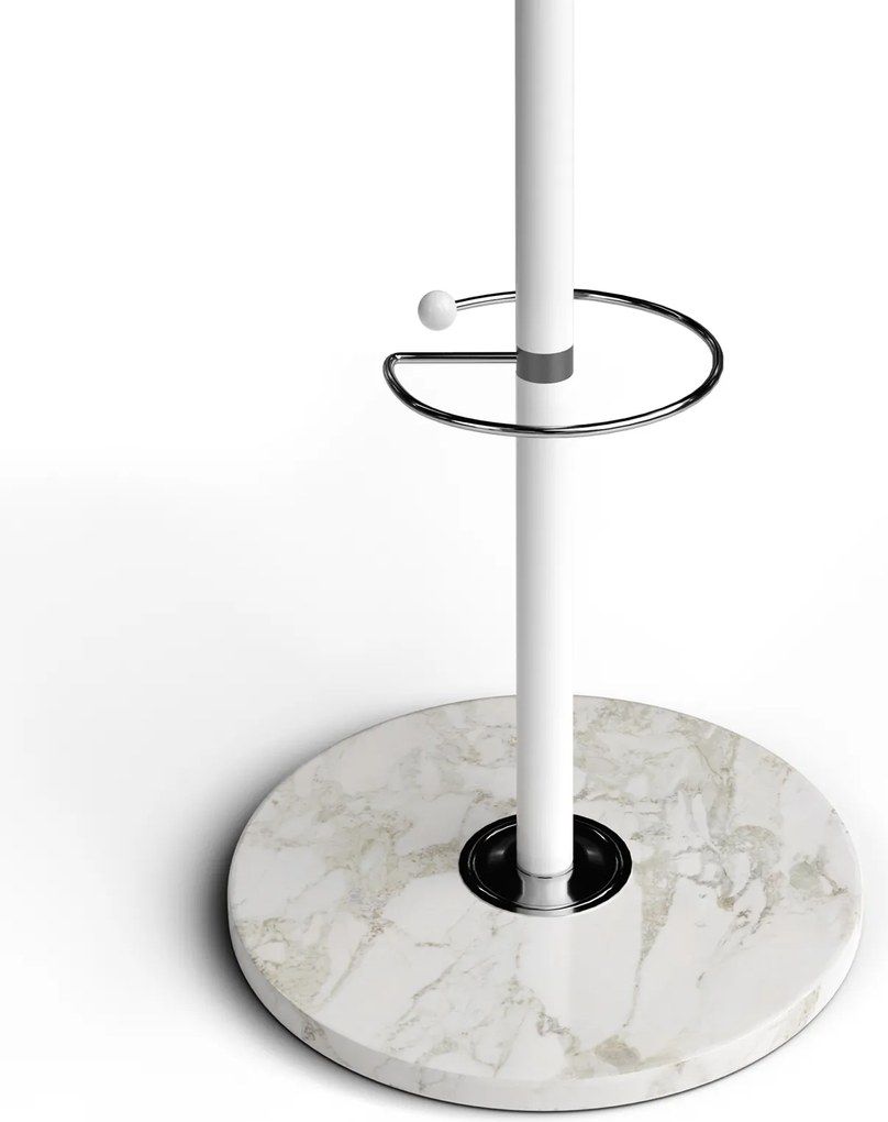 Casaria® Álló ruhafogas – fehér 173 cm