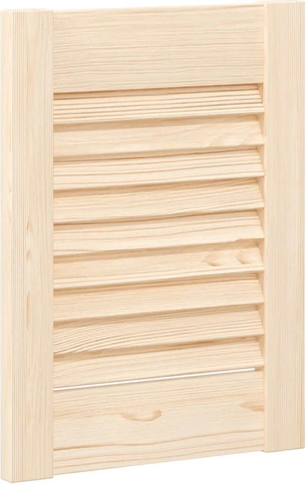vidaXL tömör fenyőfa lamellás szekrényajtó 39,5x29,5 cm