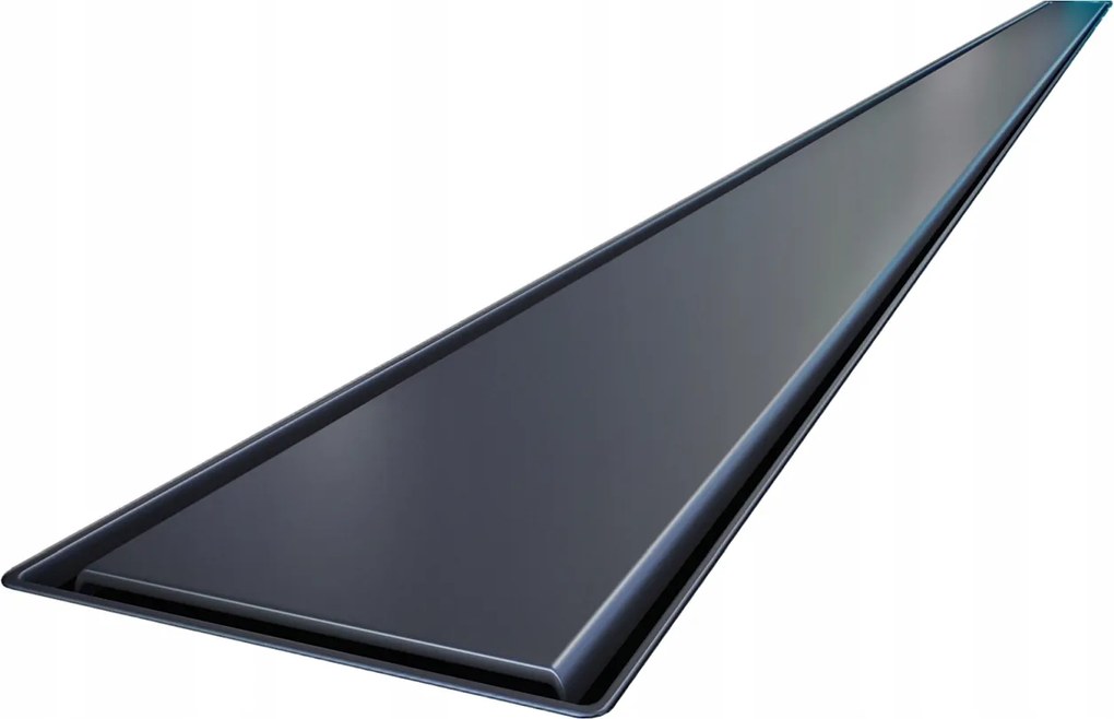 Waterway Slim 110 cm-es lineáris lefolyó szifonnal Viega fekete