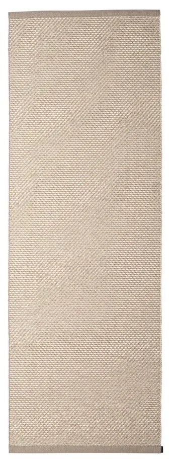 Krémszínű kültéri-beltéri futószőnyeg 70x200 cm Effi Mud – Pappelina