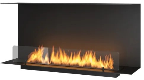 InFire - Beépíthető BIO kandalló 100x45 cm 3kW fekete