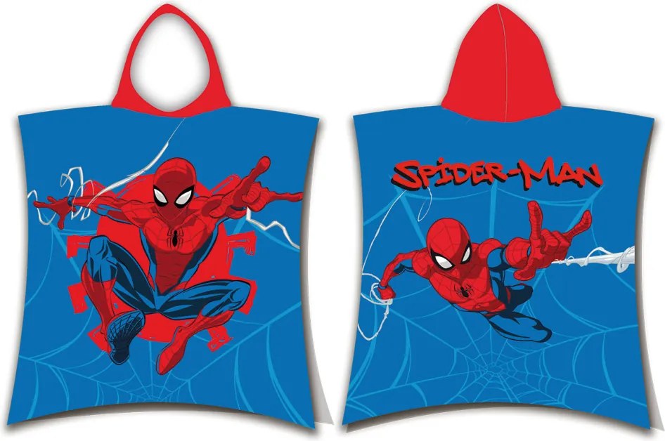 Pókember Webshot strand törölköző poncsó 50x115cm