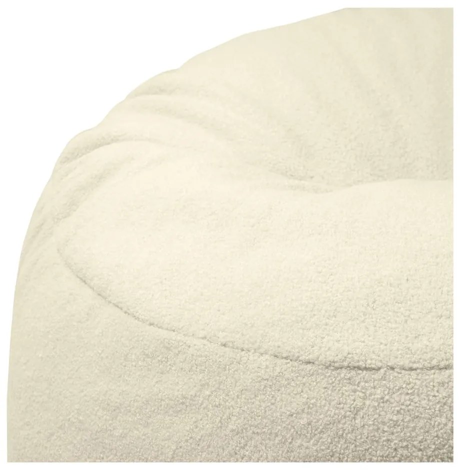 Világosszürke buklé gyerek babzsákfotel Om 85 – SLOWDOWN