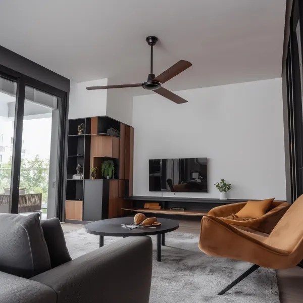 ZEVENTI - Tofino mennyezeti ventilátor barna színben