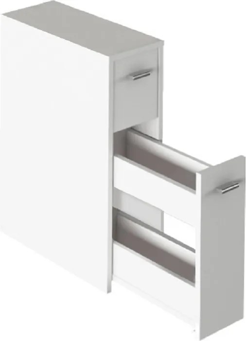 Fürdőszoba szekrény, fehér, NATALI TYP 7