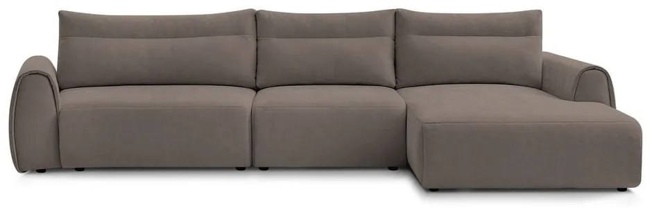 Barna sarokkanapé Aden – Bobochic Paris