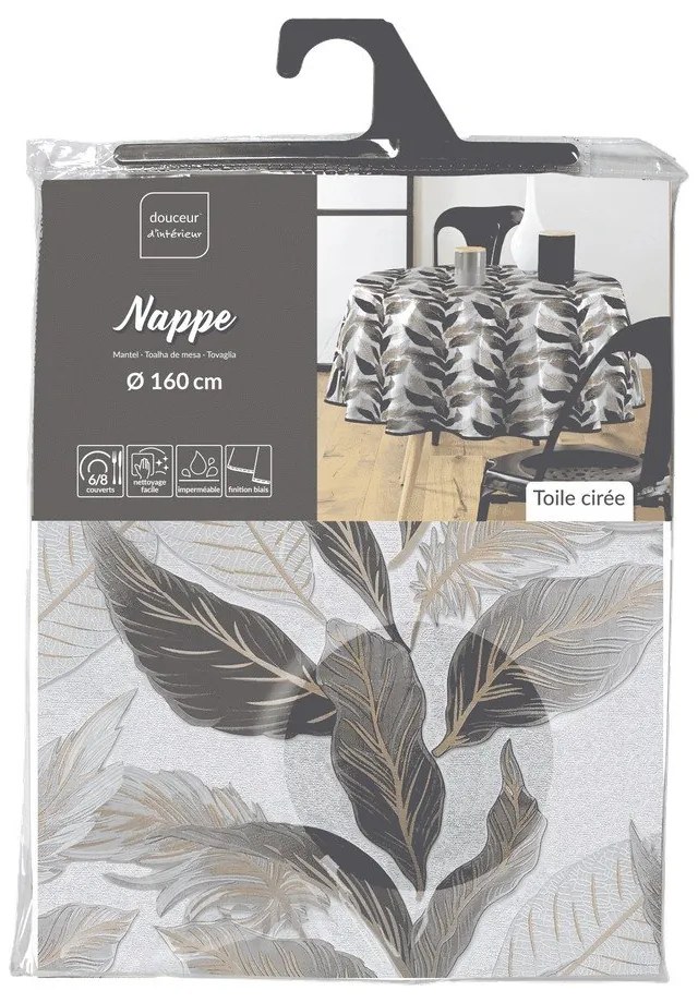 Lemosható asztalterítő ø 160 cm Oralia – douceur d'intérieur