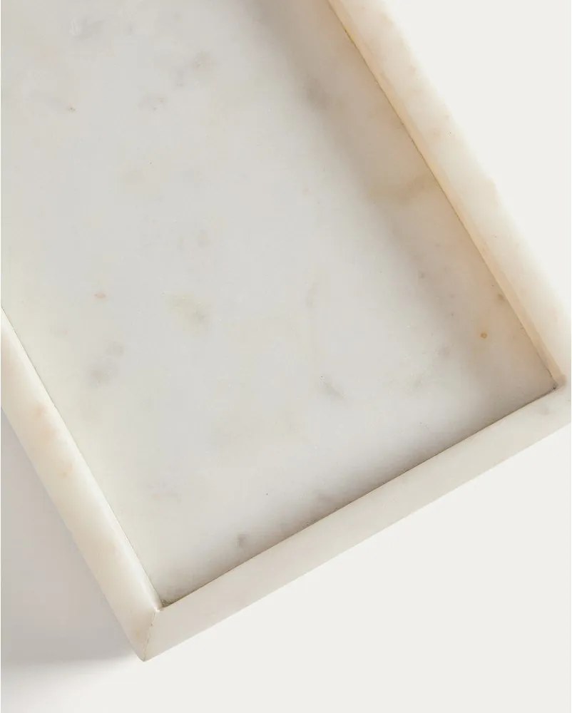 Márvány dekoratív tálca 18x35 cm Serela – Kave Home