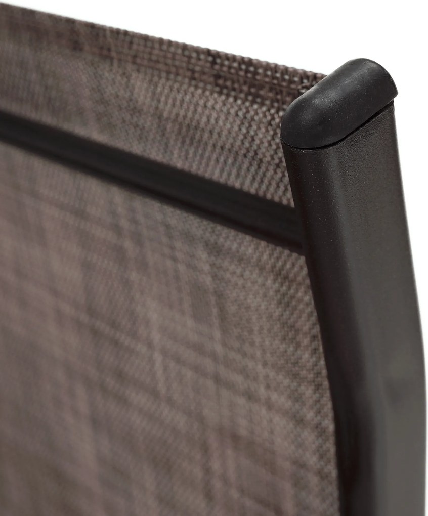 Rakásolható szék, barna melír/barna, ALDERA