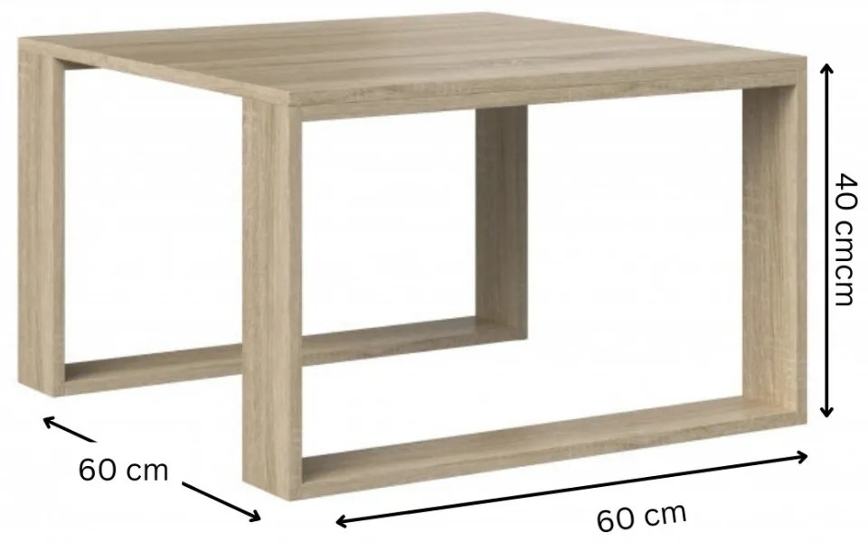 Chile III NEW Dohányzóasztal Sonoma N