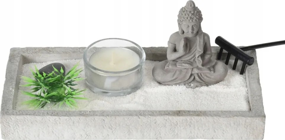 Zen relaxációs szett Buddha figurával 19 x 10 x 8 cm 8719987968105