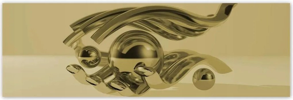 Poszterek 200x66 Szépia gömbök