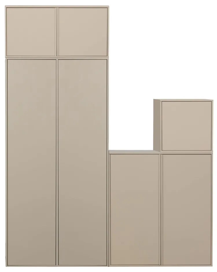 Krémszínű borovi fenyő moduláris szekrény 100x200 cm Daily – vtwonen