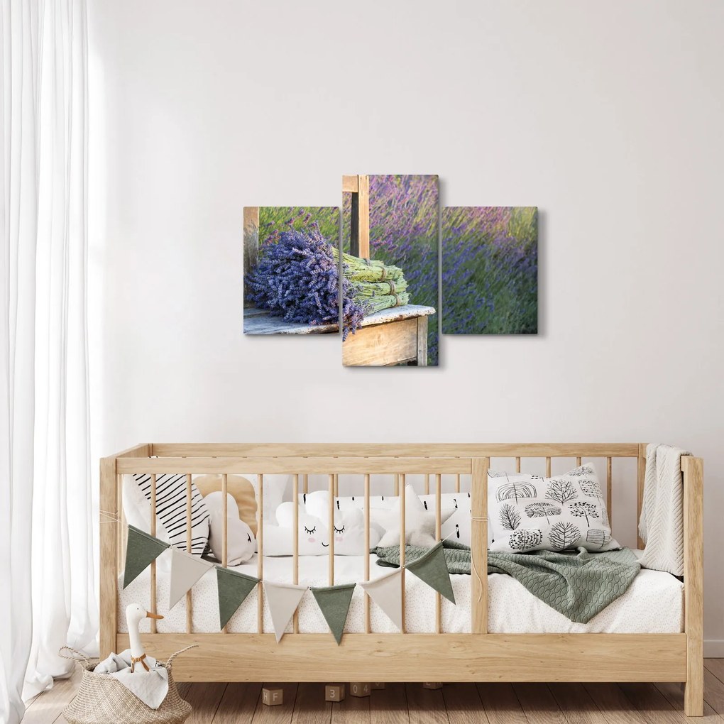 Kép - Levendula csokrok (90x60 cm)