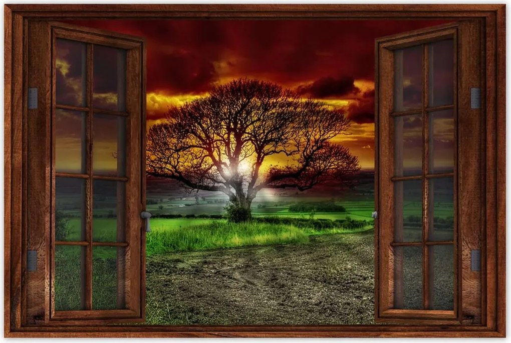 Poszterek 60x40 Varázslatos fa tájkép