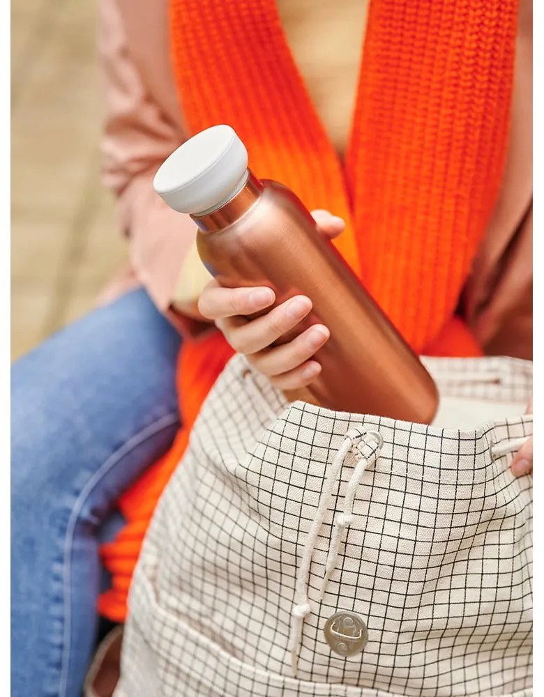 Bronzszínű rozsdamentes acél ivópalack 500 ml Rose gold – Mepal