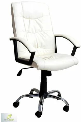 US 02 irodai forgószék krómlábas bézs