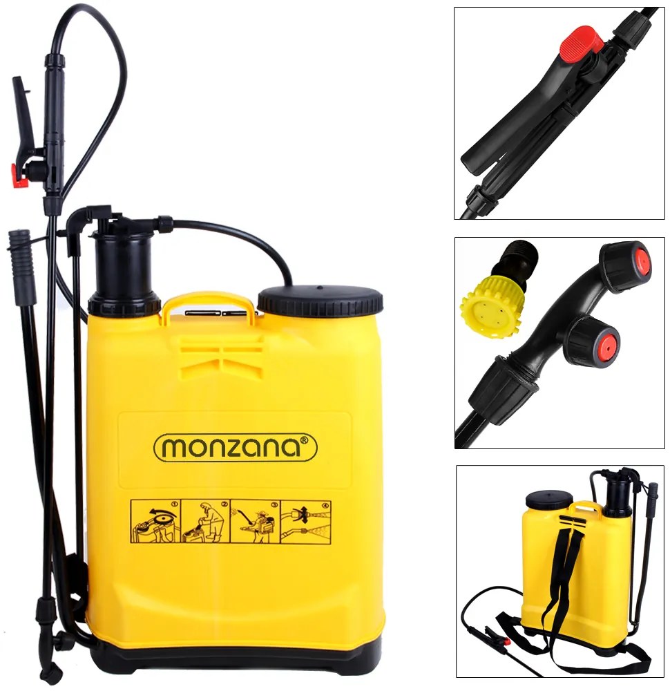 monzana® Nyomáspermetező 20 l - sárga