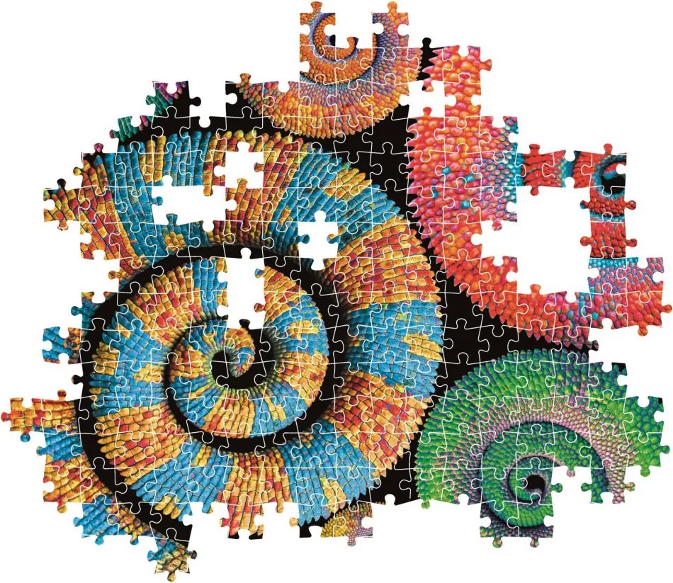 Színes Curly Tails 500 db-os Compact puzzle Clementoni