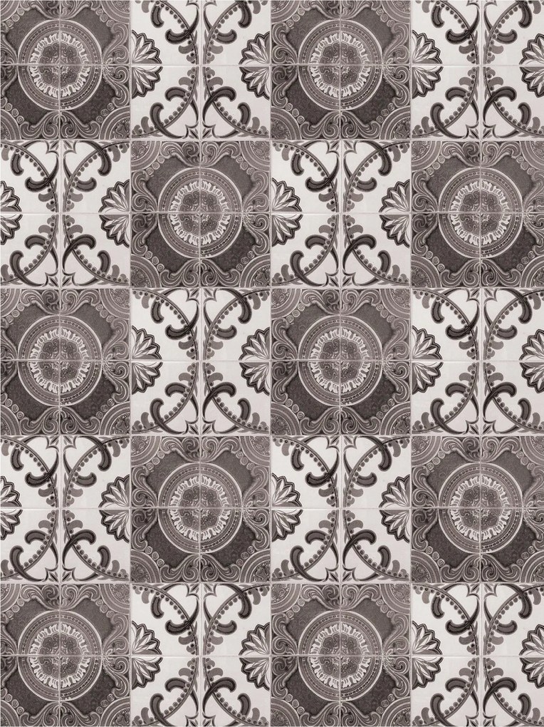 Fotótapéta Díszes négyzetek virágok geometria fugák utánzata 206x275 +ragasztó