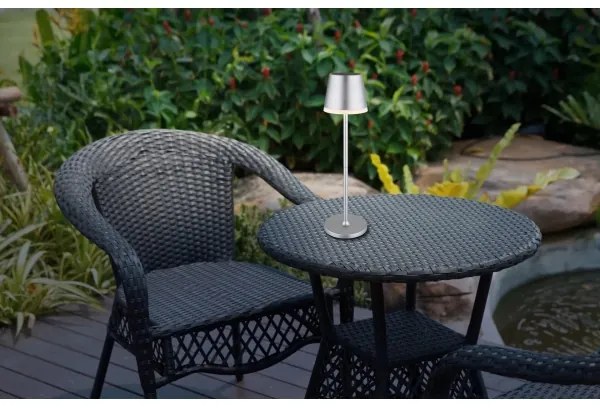 Globo 36637SM - LED Napelemes lámpa LED/0,6W/3V 3000K IP44 matt króm