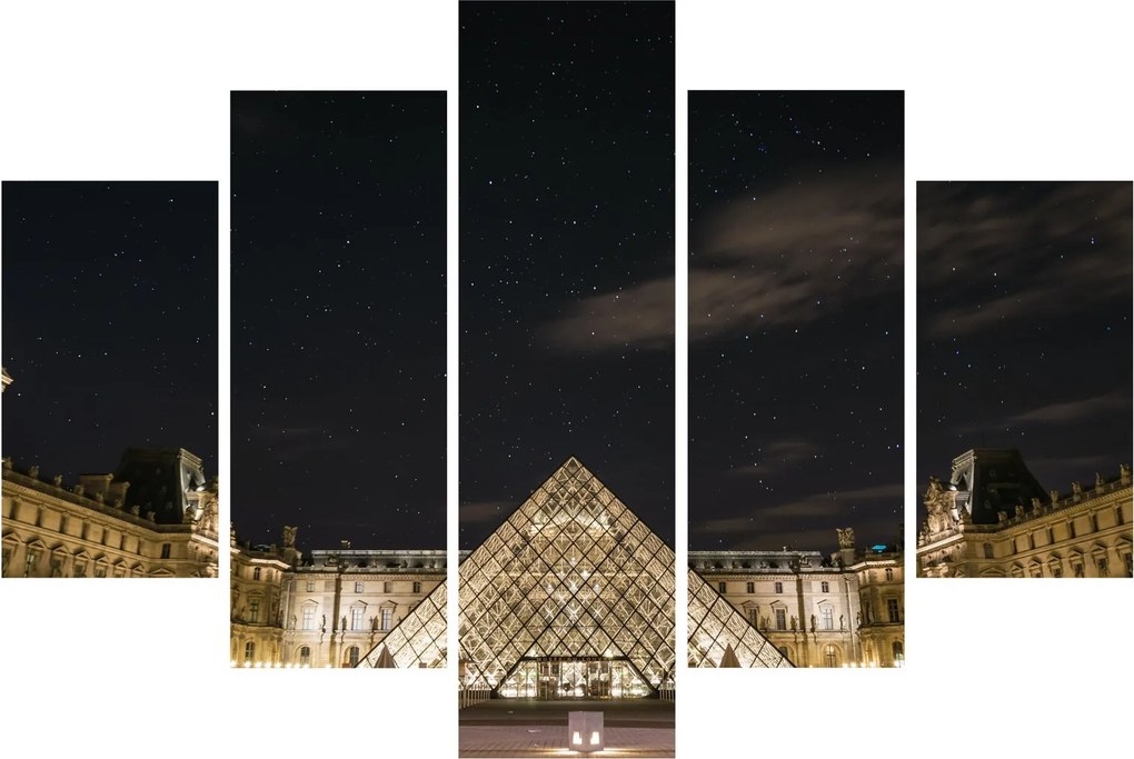 Kép - Louvre éjjel (150x105 cm)