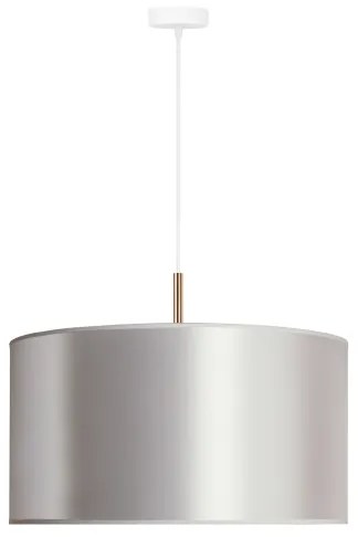 Duolla - Csillár zsinóron CANNES 1xE27/15W/230V á. 45 cm ezüst/réz