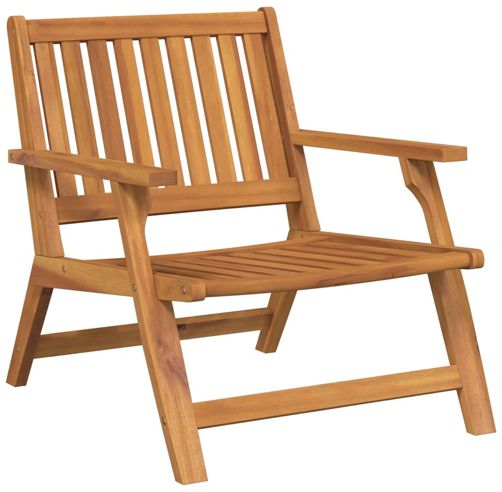 vidaXL Pihenőpad 2 pcs Barna Tömör Akácfa