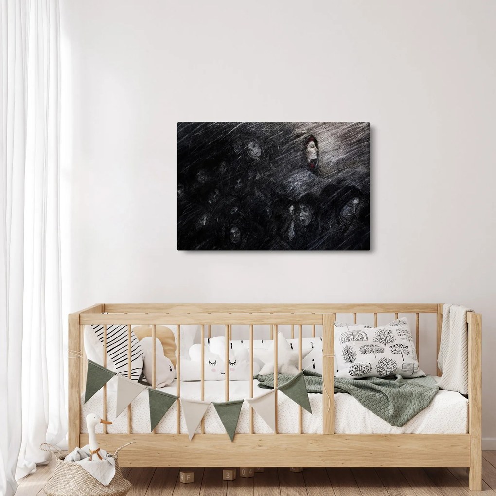 Kép - Szomorúság és lemondás (90x60 cm)
