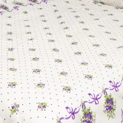 KREPP pamut ágynemű Homa EMILY VIOLET 140x200 cm