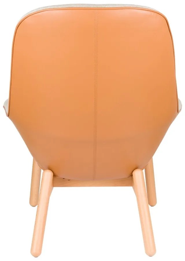 Bézs fotel Duke – White Label