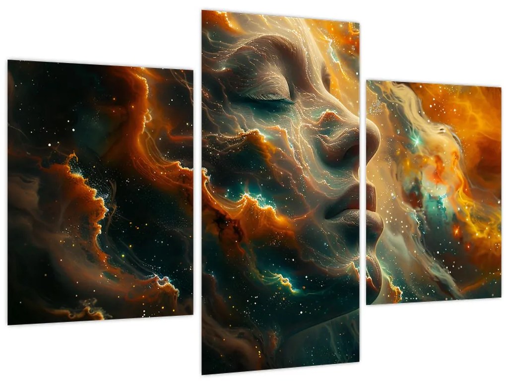 Kép - Arc az űrben (90x60 cm)