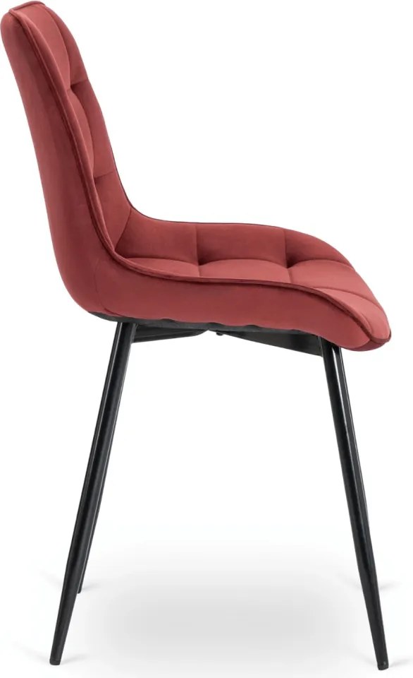 CHRIS szék bordó bársony