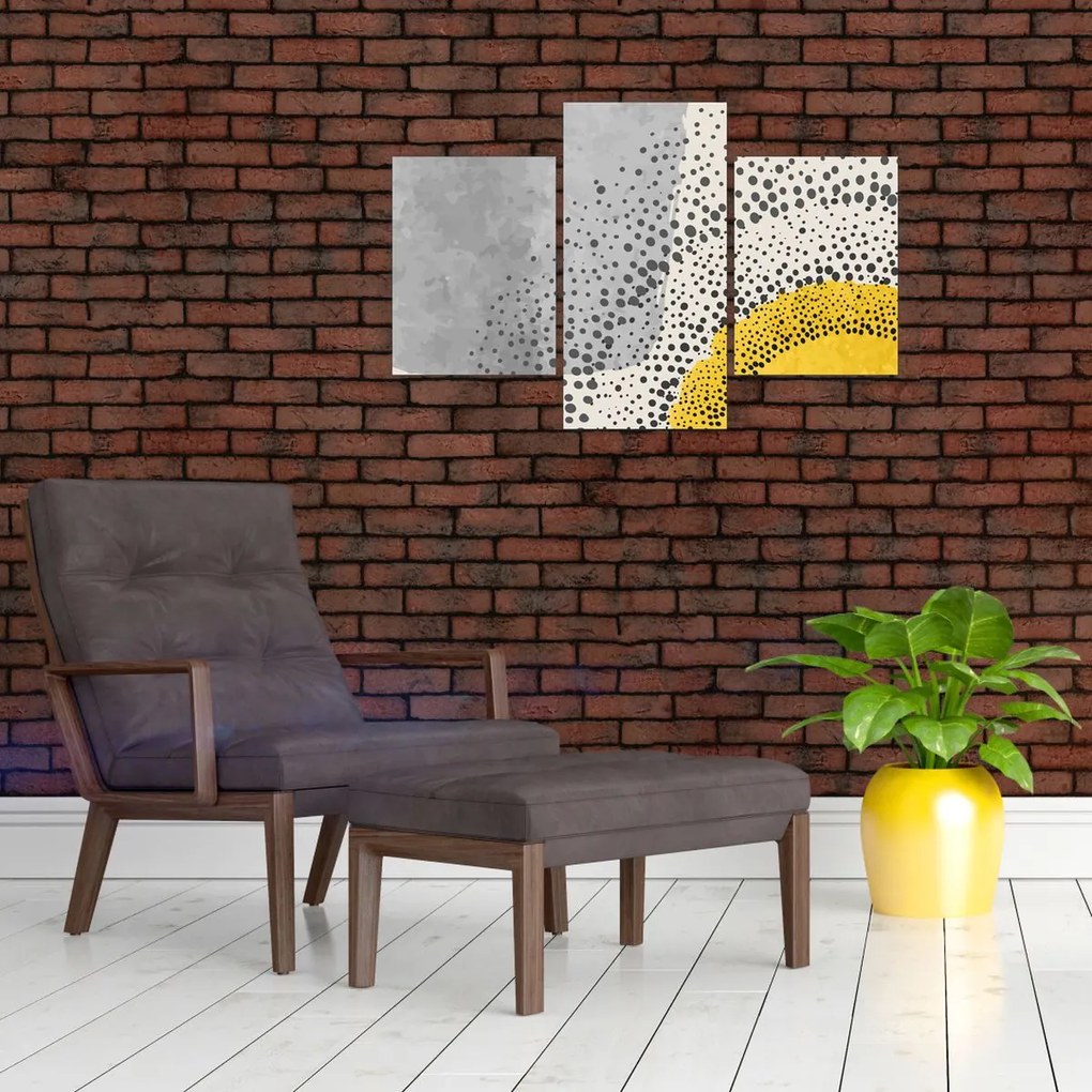 Kép - N⁰3 strand absztrakt festménye (90x60 cm)