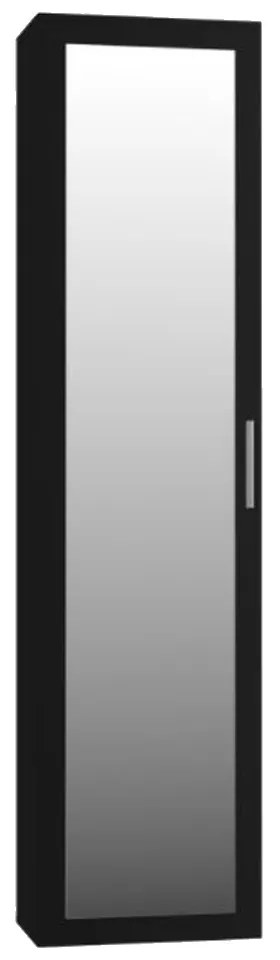 Baltrum Duo tükrös szekrény, 50x180x35 cm, fekete