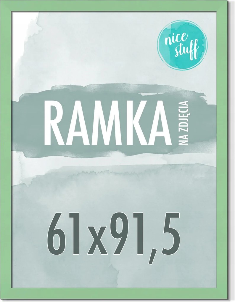 Képkeret 61x91,5 Képkeret 91,5x61 Képkeret zöld menta